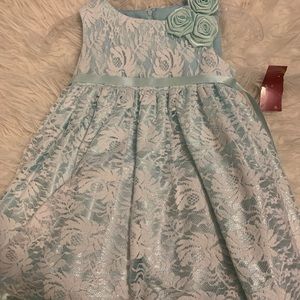 A Princess Faith Mint green and lace dress!